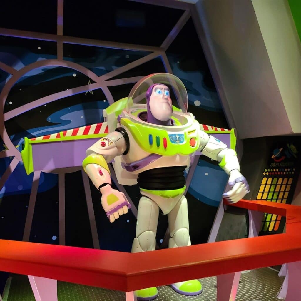 Buzz Lightyear ride at Magic Kingdom