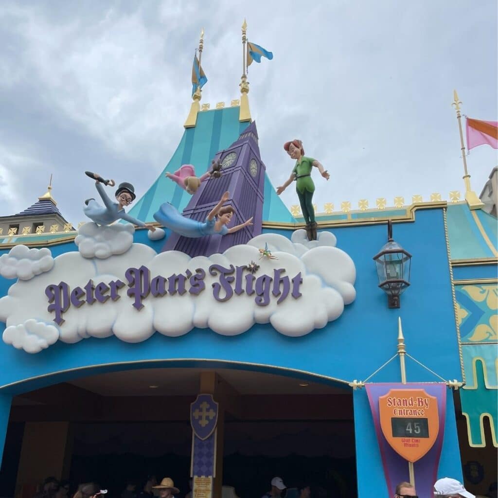 Peter Pan's Flight in Magic Kingdom - Walt Disney World - best rides for toddlers