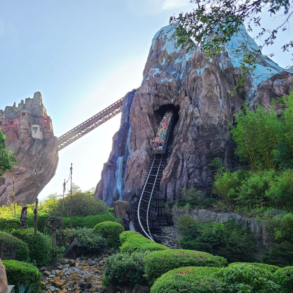 Expedition Everest roller coaster - Best rides at Animal kingdom