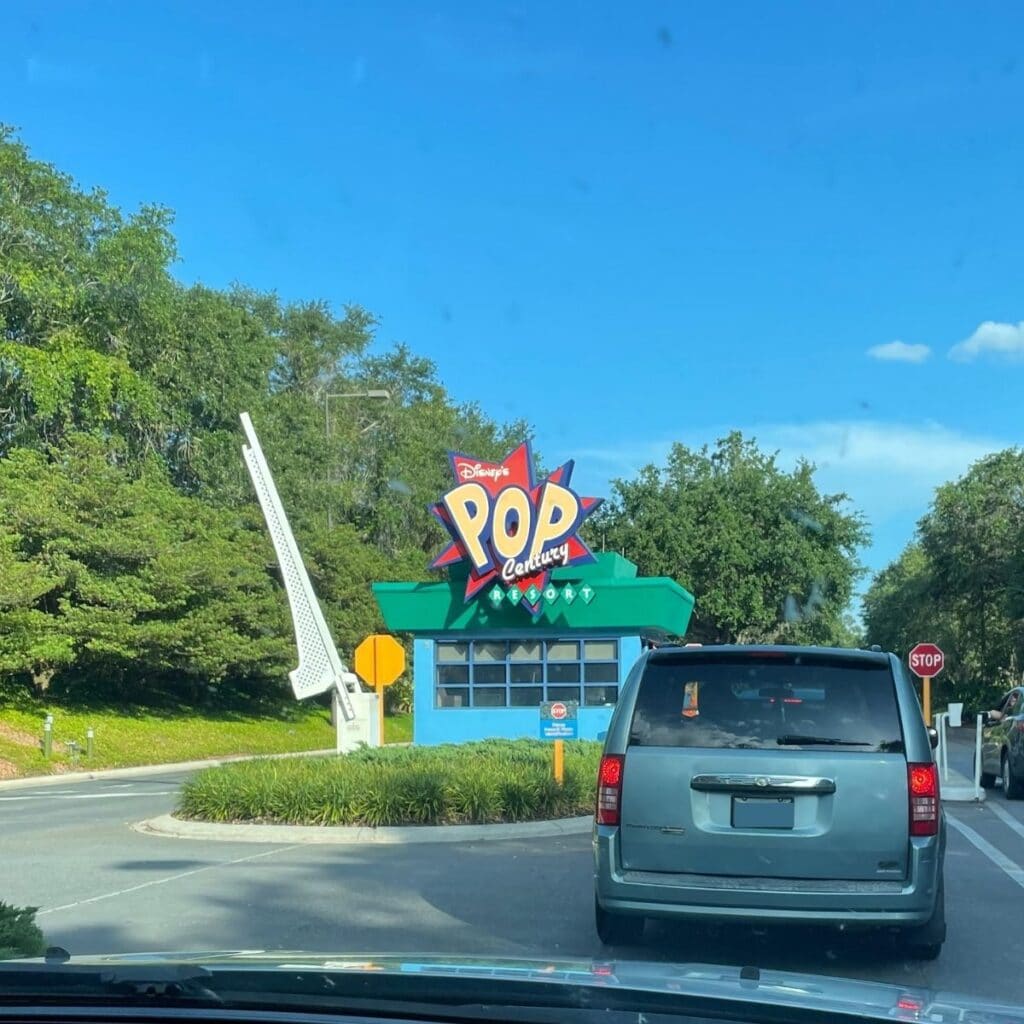 Pop Century entrance - disney world resort hotel  - Disney World Magic Kingdom tips