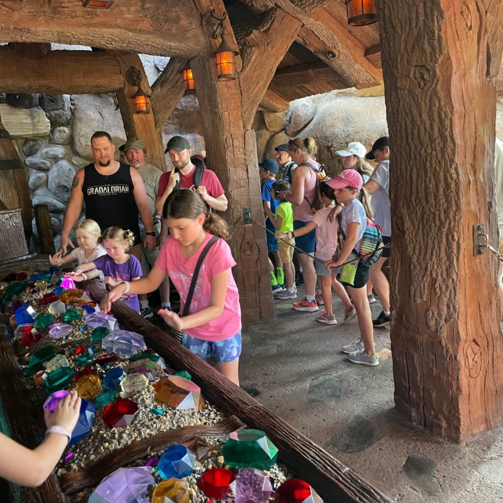 Seven Dwarves Mine Train at Disney World's magic Kingdom