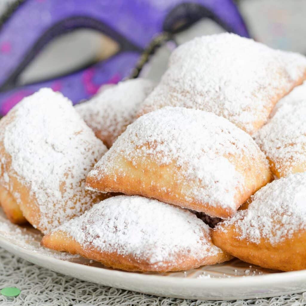 Beignets - a delicious gluten free snack at Scat Cats at Disney World