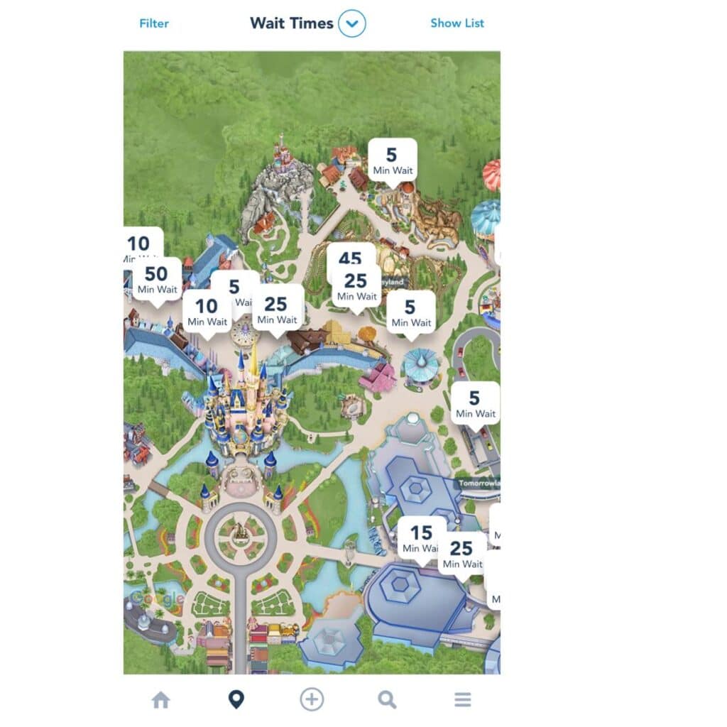 Disney app wait times for rides