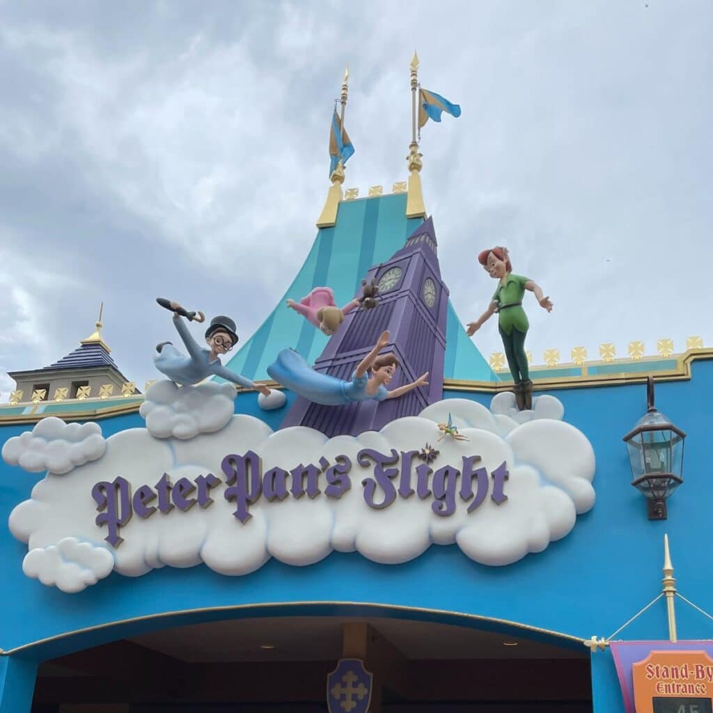 Peter Pan's Flight ride at Magic Kingdom