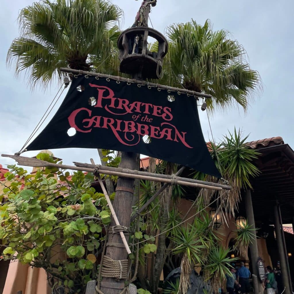 pirates of the caribbean ride