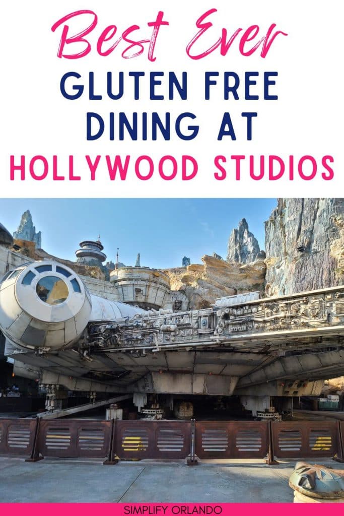 Best Ever Gluten Free Dining at Hollywood Studios - pic of Star Wars space ship
