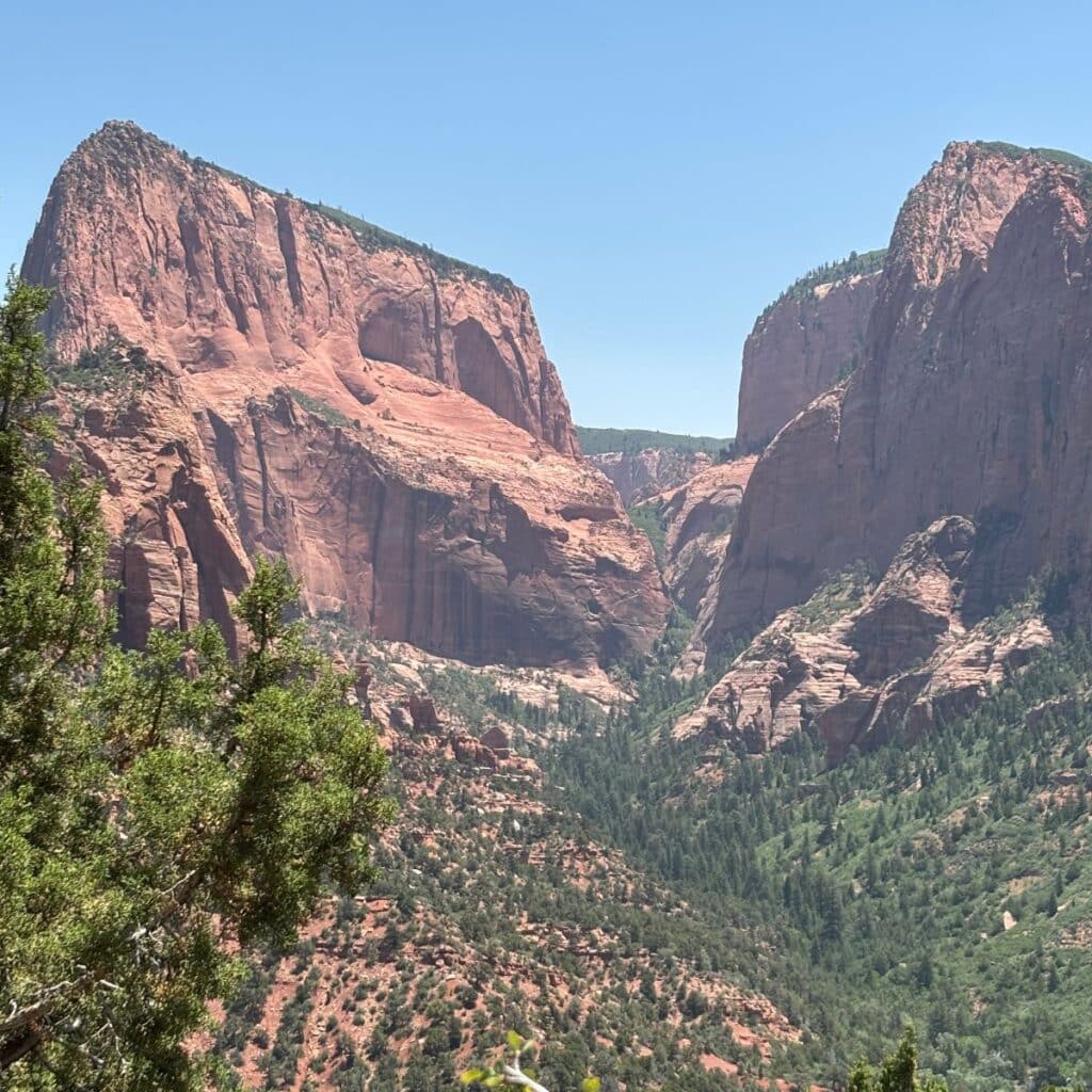 amazing views of Kolob Canyon at Zion National Park