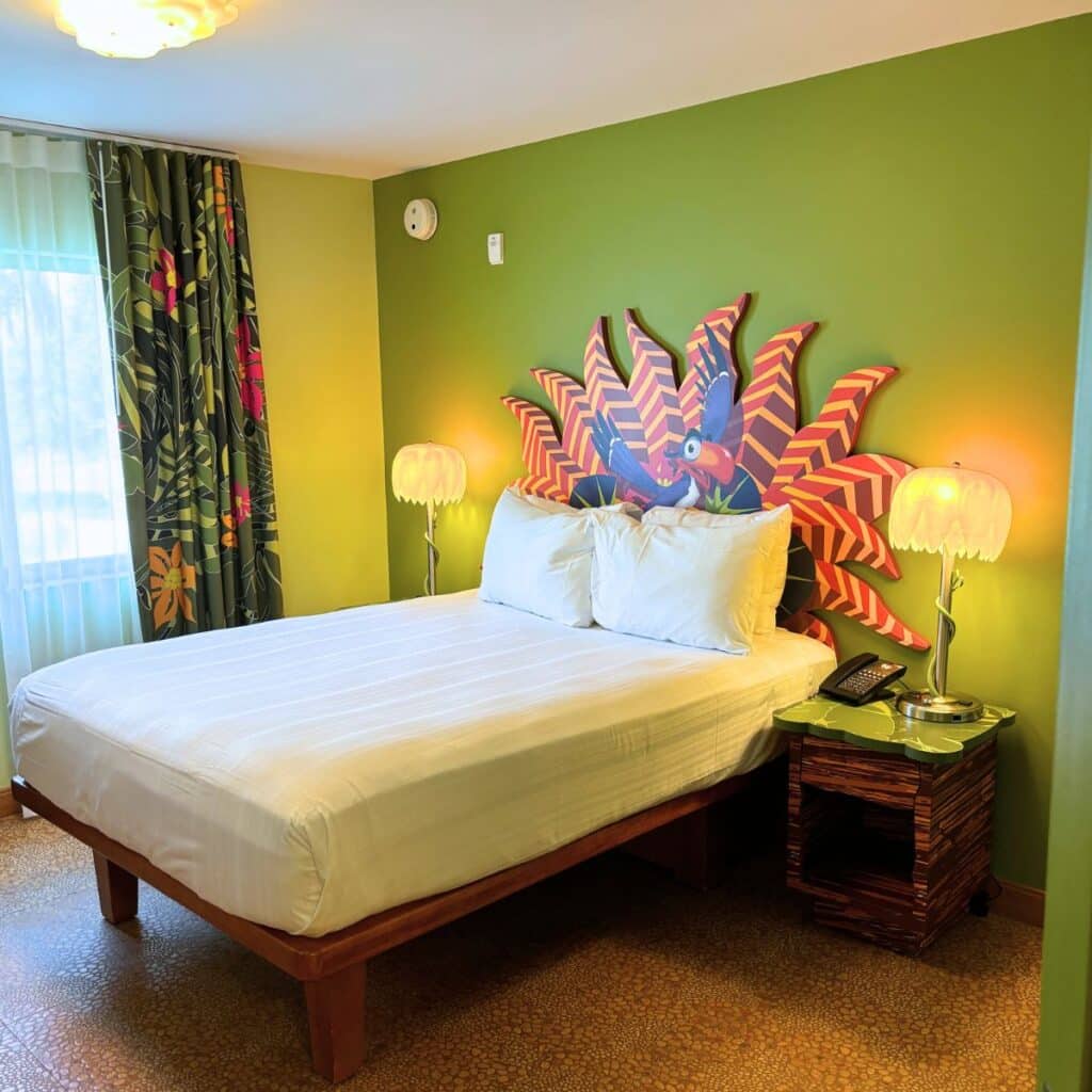 Lion King bed at Art of Animation Resort