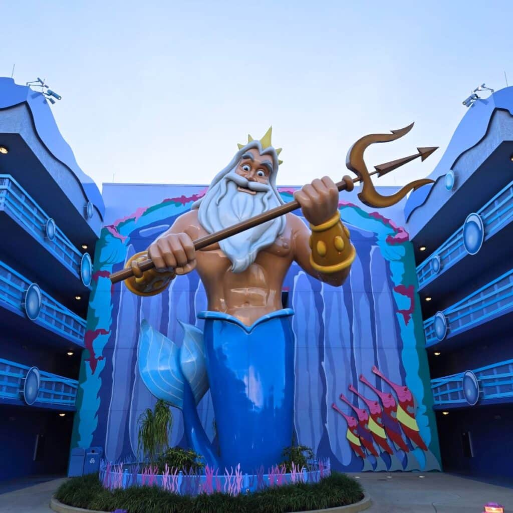 King Triton at Art of Animation Resort