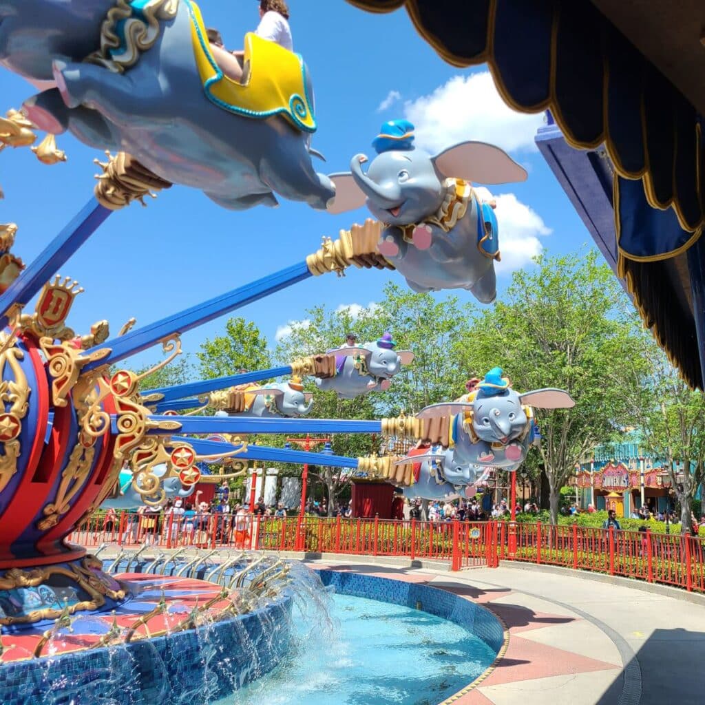 Dumbo ride at Disney World