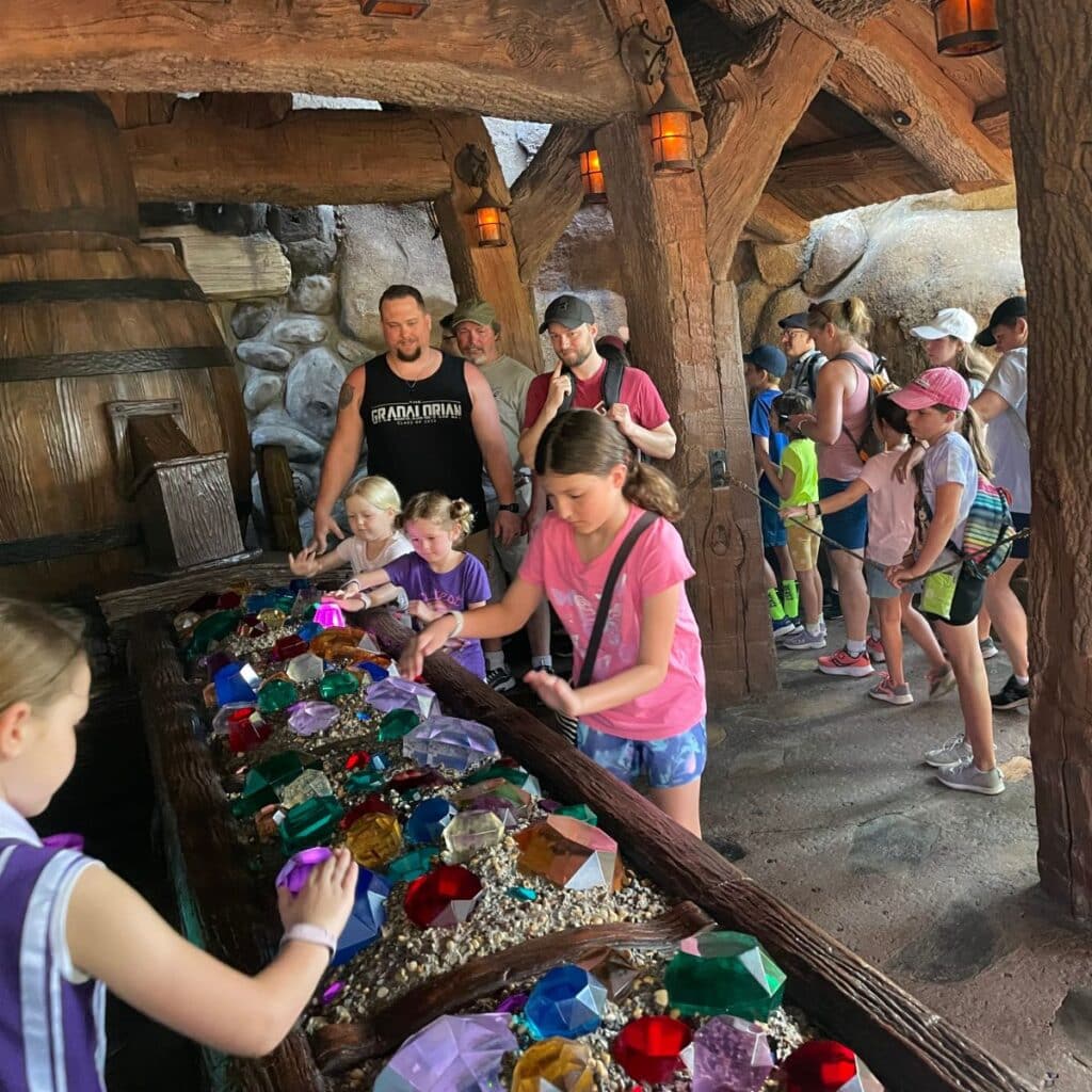Seven Dwarfs Mine train queue