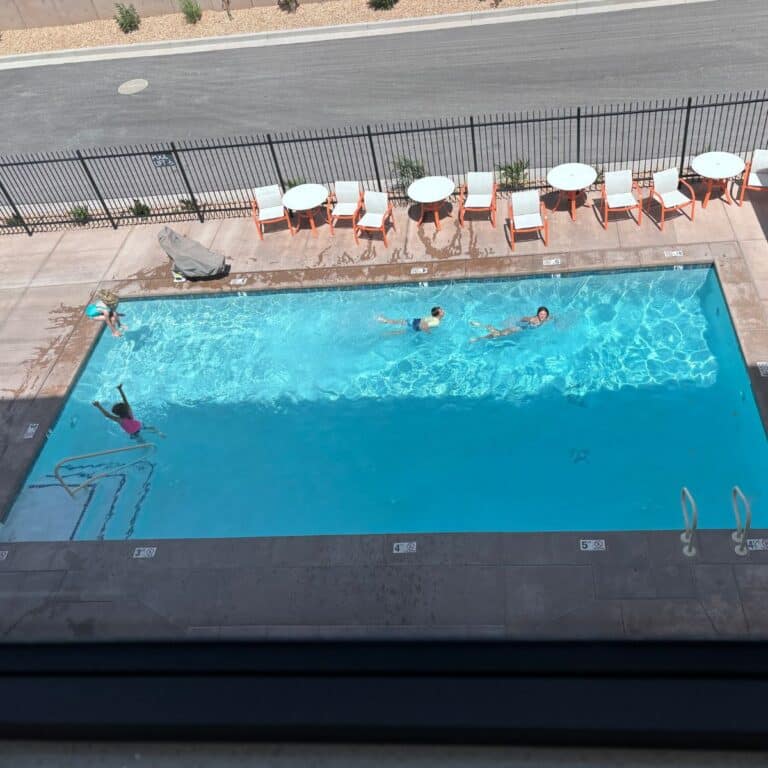 kids in pool