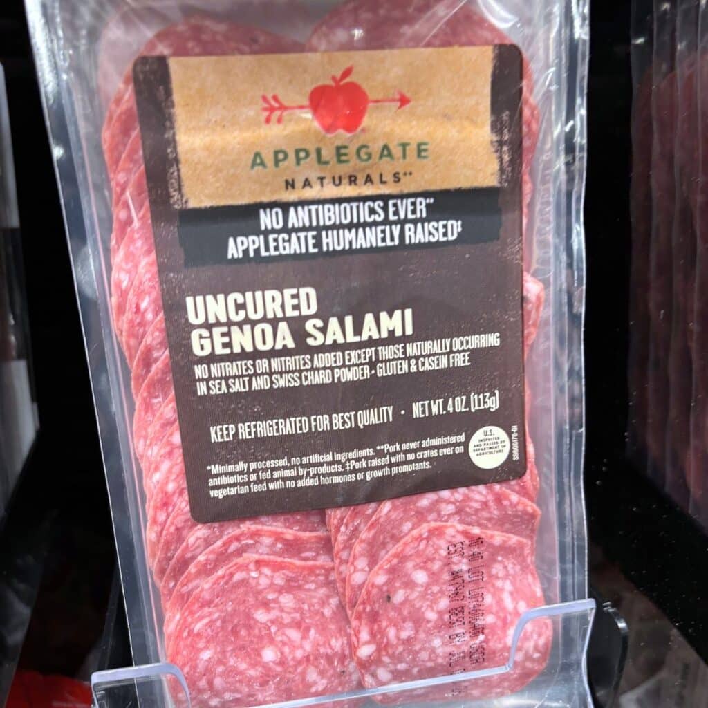 uncured genoa salami