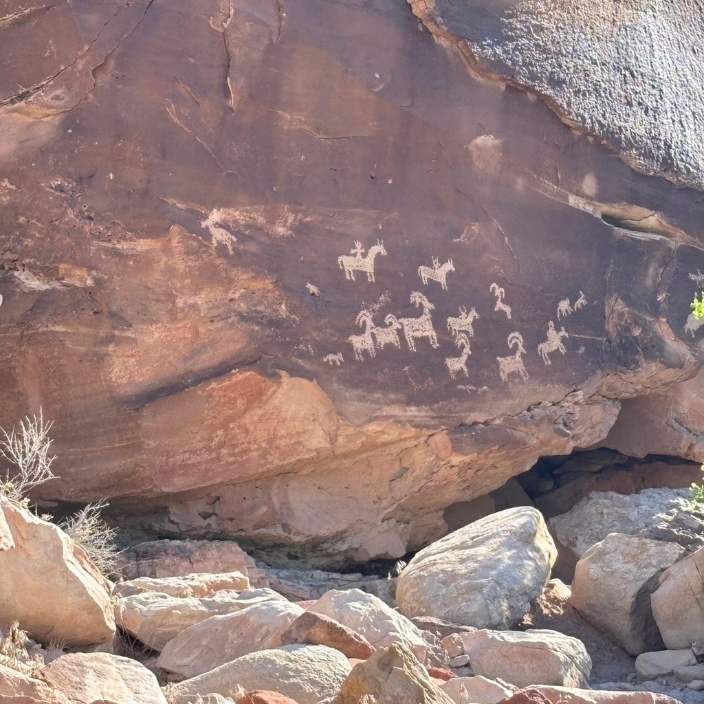 Arches National Park petroglyphs