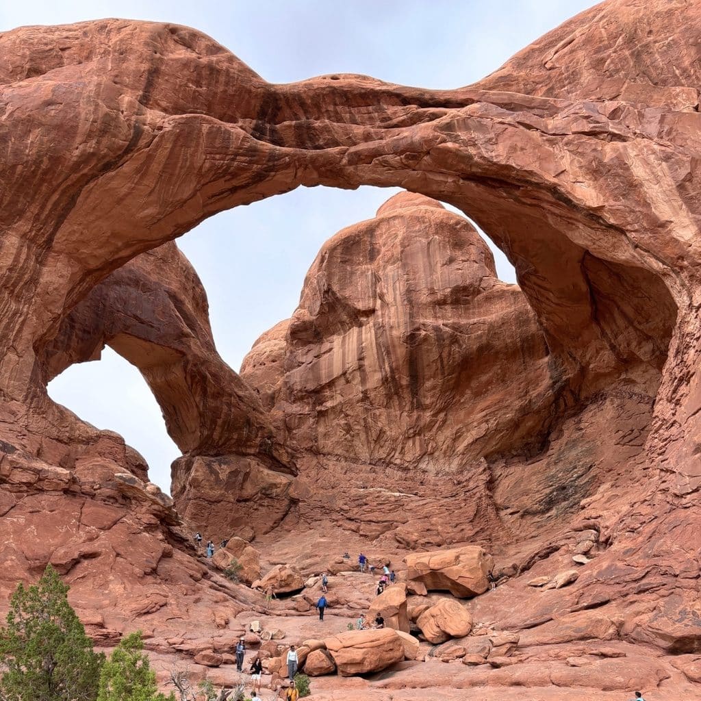 Double Arch at Arches National Park