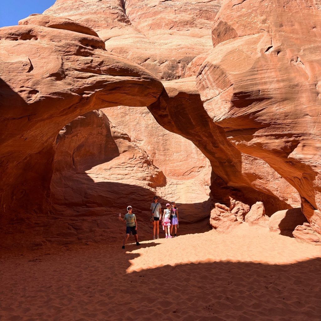 Sand Dune Arch at Arches National Park
