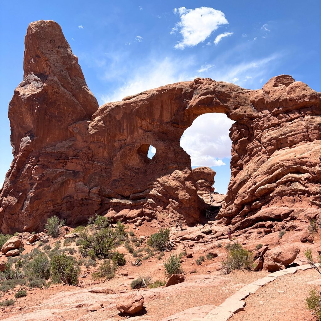 Turret Arch at Arches National Park